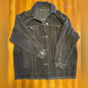 Zara Black Corduroy Jacket